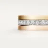 Vendome Louis Cartier vigselring, 4,8 mm bredd, pavé Vendome Louis Cartier vigselring, 4,8 mm bredd, pavé