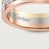 Vendome Louis Cartier vigselring, 4,8 mm bredd, pavé Vendome Louis Cartier vigselring, 4,8 mm bredd, pavé