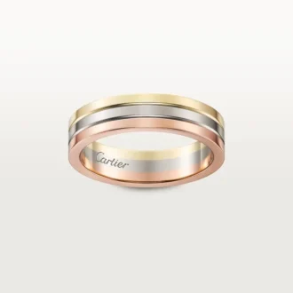 Vendome Louis Cartier vigselring – vitguld, gult guld, roséguld – Cartier Vendome Louis Cartier vigselring – vitguld, gult guld, roséguld – Cartier
