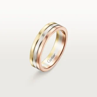 Vendome Louis Cartier vigselring – vitguld, gult guld, roséguld – Cartier Vendome Louis Cartier vigselring – vitguld, gult guld, roséguld – Cartier