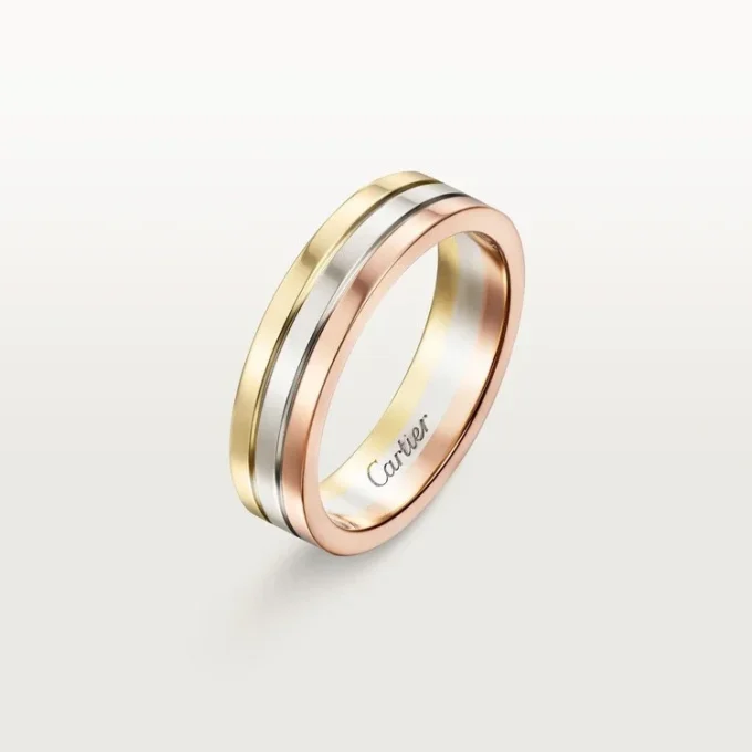 Vendome Louis Cartier vigselring – vitguld, gult guld, roséguld – Cartier Vendome Louis Cartier vigselring – vitguld, gult guld, roséguld – Cartier